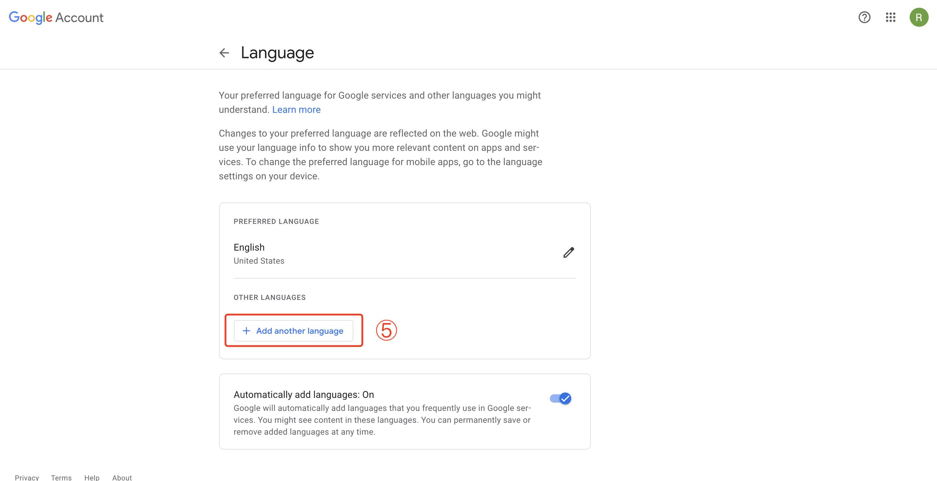 谷歌账号Gmail邮箱如何切换更改语言为中文