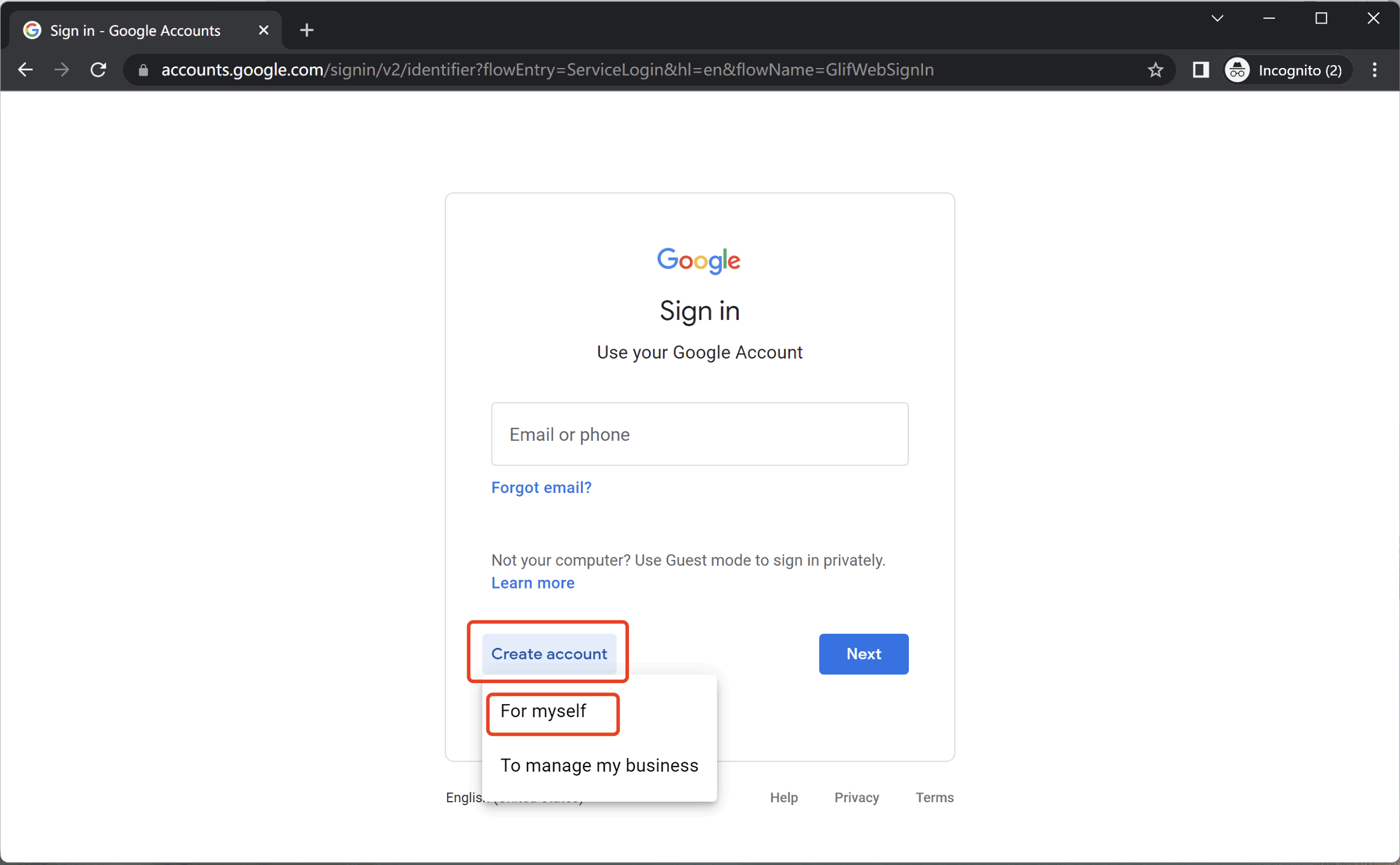 谷歌Gmail邮箱账号注册解决中国手机号无法验证最新教程方法